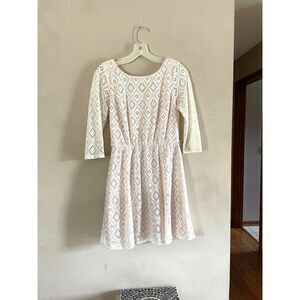 Cream Boho Dress